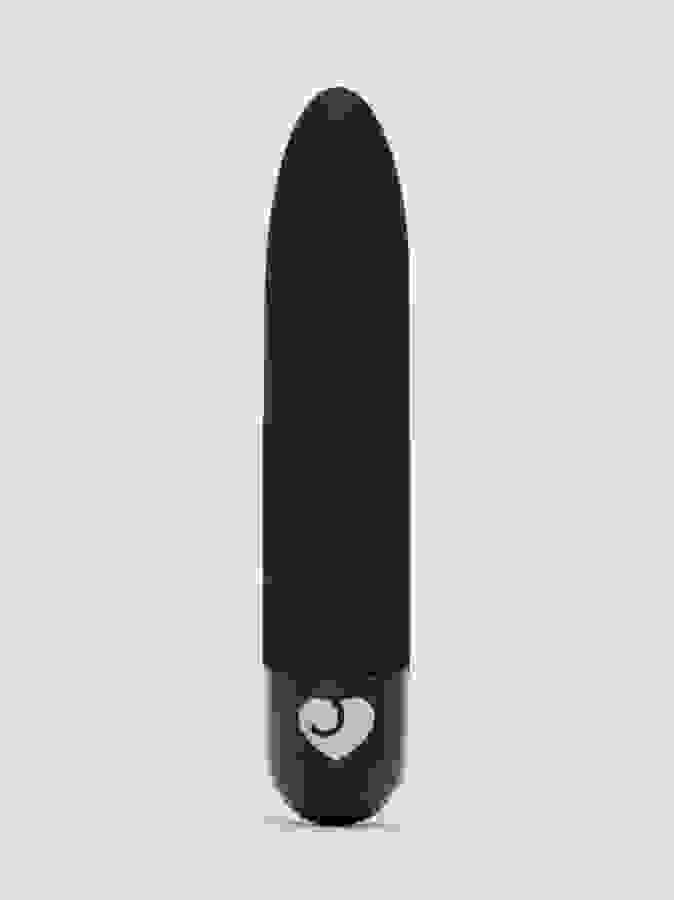 Lovehoney Mini Thrill Rechargeable Silicone Bullet Vibrator, Black, hi-res